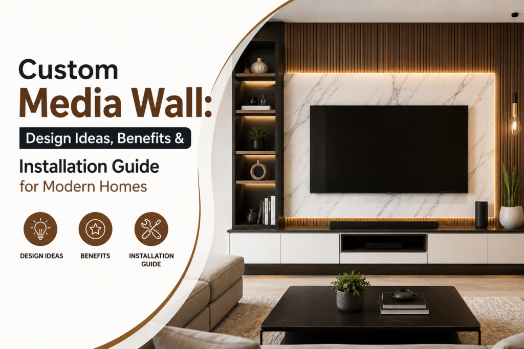 Custom Media Wall: Design Ideas, Benefits & Installation Guide for Modern Homes